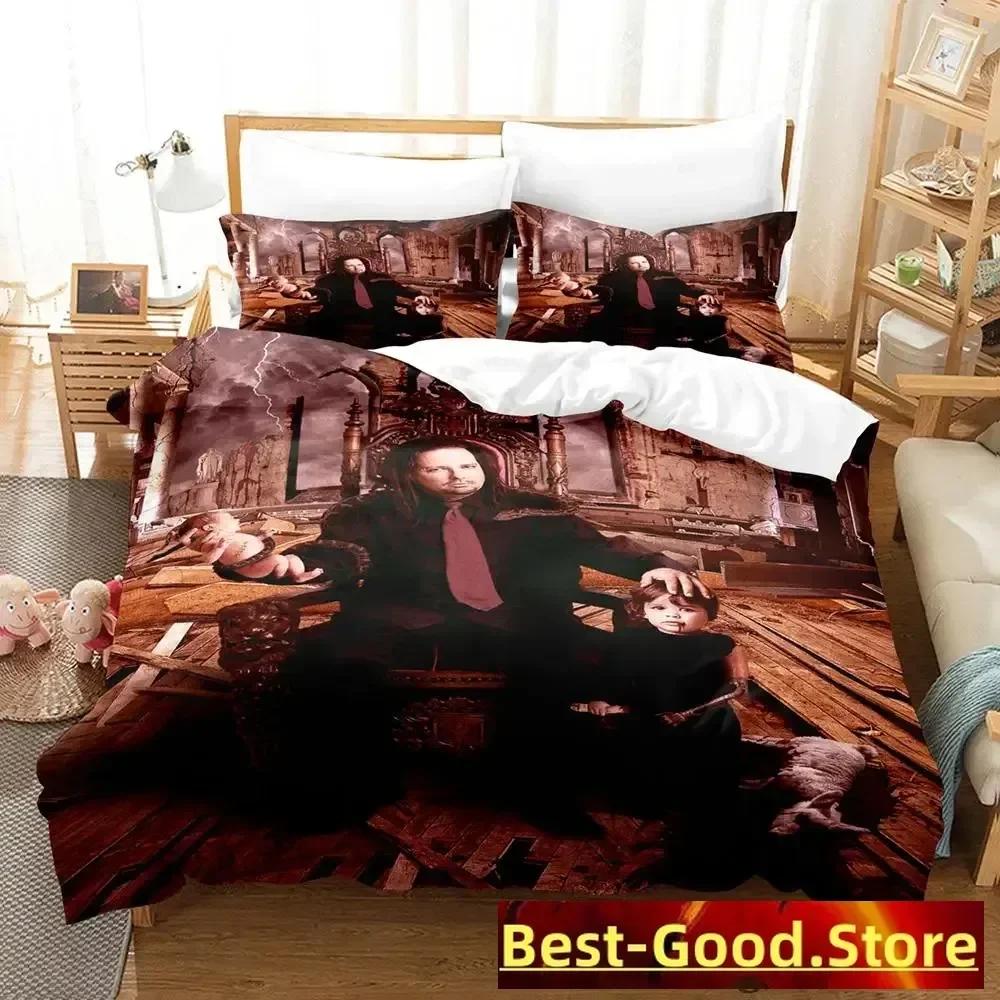 

Korn rock Bedding Set Printed Bed Set With Pillowcase Bed Duvet Cover Soft Single Double Queen Super King Size Bedroom 180*220cm 3pcs