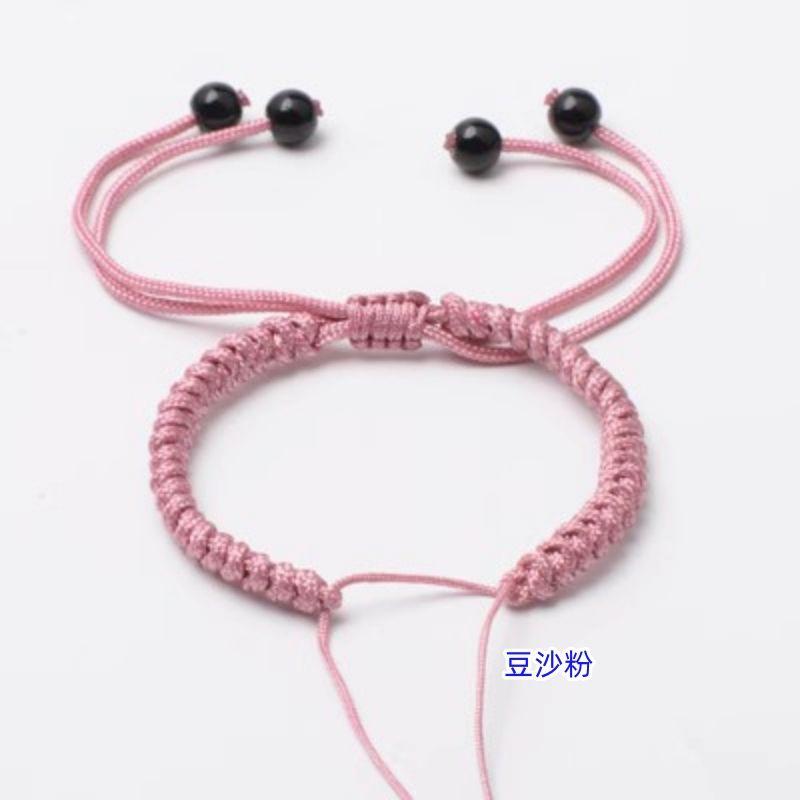 DIY Hand-Woven Jewelry Gold Carrying Strap Non-Woven Semi-Finished Products Bracelet Strand Men and Women's Natal Year Red Rope Couple