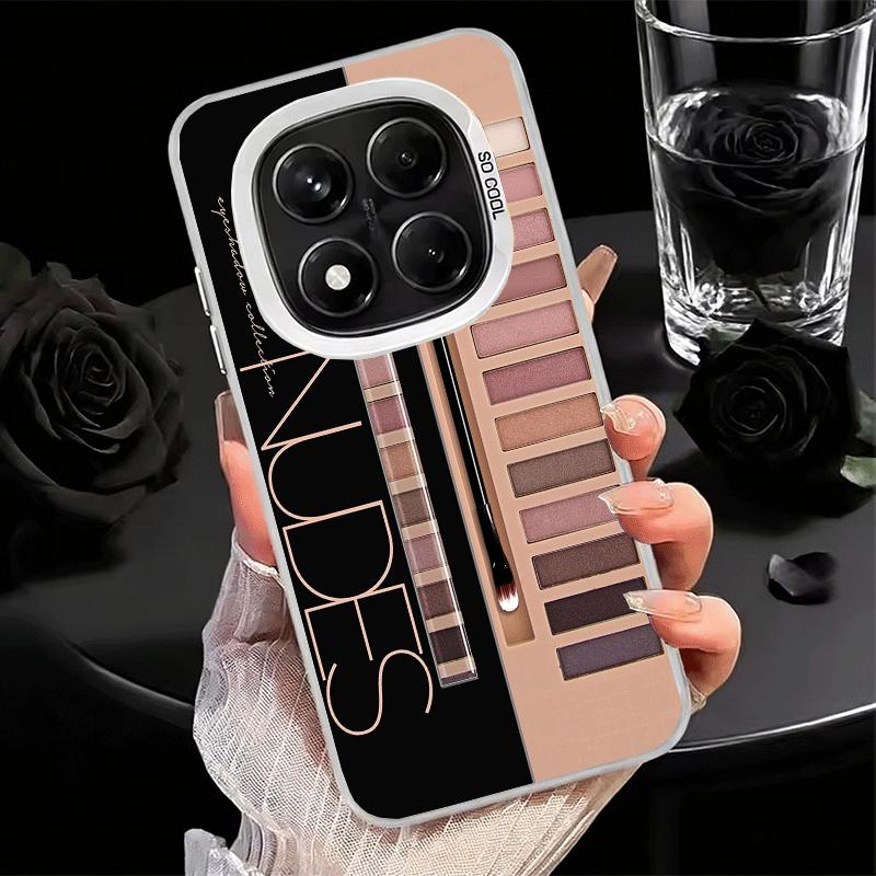 Makeup Eye Shadow Box Pattern Shockproof Phone Case for Xiaomi Redmi Note 15 14 13 12 Pro Plus 11 11S 11T 5G Cover Anti Fall Fun