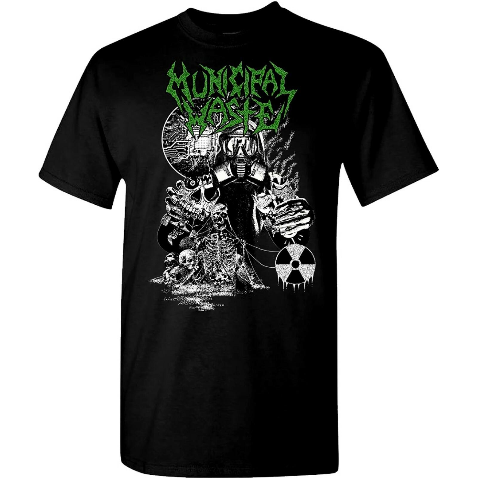 MUNICIPAL WASTE cd lgo BIOTECH GASMASK Official SHIRT XL new L