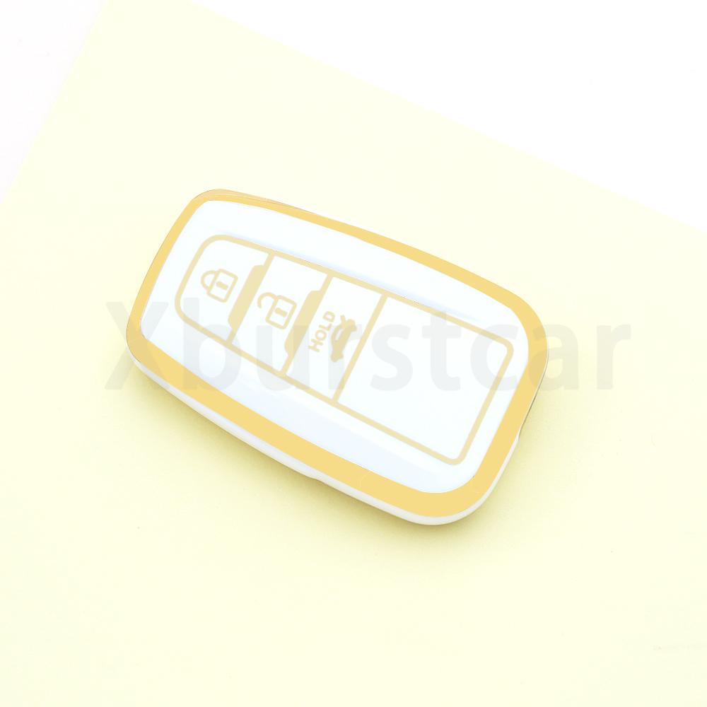 Soft TPU Key Case Keyless Protection Cover  For Toyota Corolla 4Runner Highlander RAV4 Camry Prius Auto Shell Fob Holder Bag