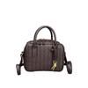 Womens Woven Leather Square Tote Bag Large Capacity Crossbody Shoulder Urban Chic