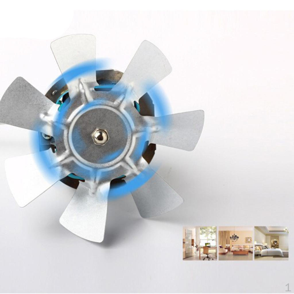 6 Inch 40W Booster Fan Inline Duct Vent Blower for Exhaust and Intake Wall