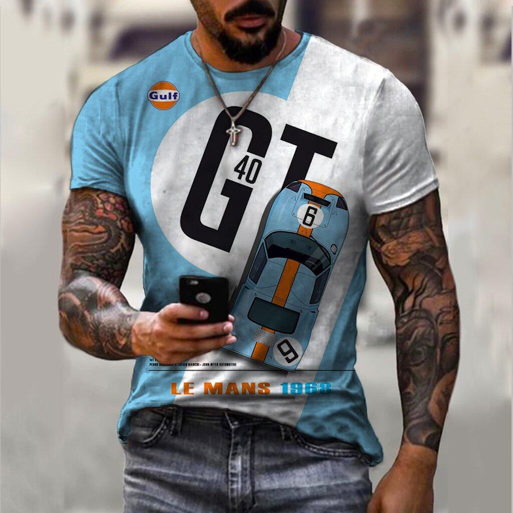 Summer New Graphic Casual Short Sleeved T Shirt For Men Oversized Streetwear 3D Digital Printing Large Size Top Tees For Male
