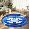 Sheffield Wednesday Printed Round Crystal Velvet Rug Soft Non Slip Floor Carpet For Bedroom Holiday Gift
