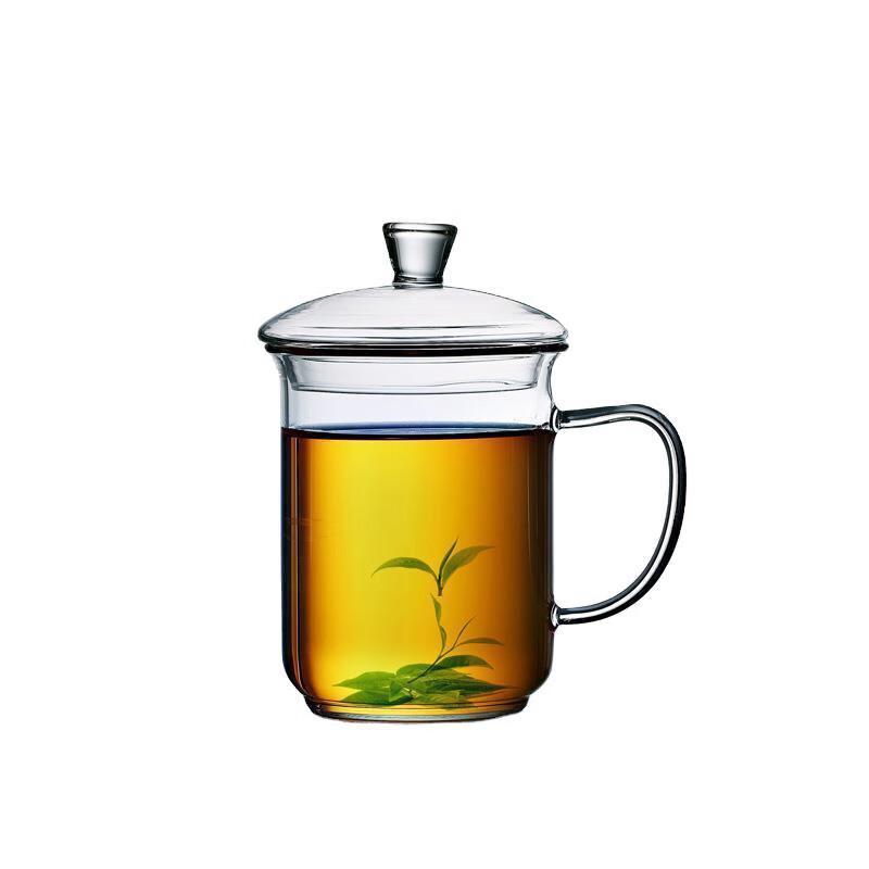 Zhenqi 400ml Hitzebeständige Büro-Glas-Teetasse