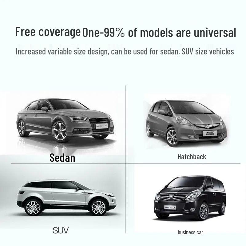 Universal Car Sunshade: Heat Insulation, Light-Blocking Front Windshield and Window Cover