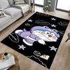 1pc Doraemon astronaut Carpet Anti Slip Polyester Floor Mat for office.Bedroom