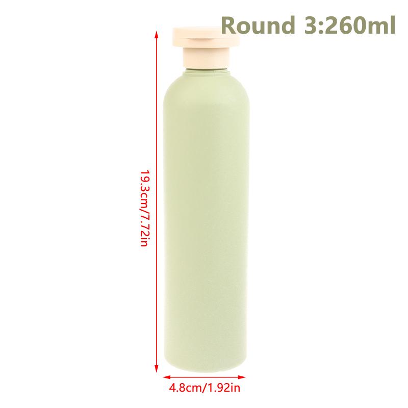 100Ml-500Ml Avocado Green Plastic Shampoo Shower Gel Foaming Soap Dispensers Refillable Bottles Flip Lotion Bottles