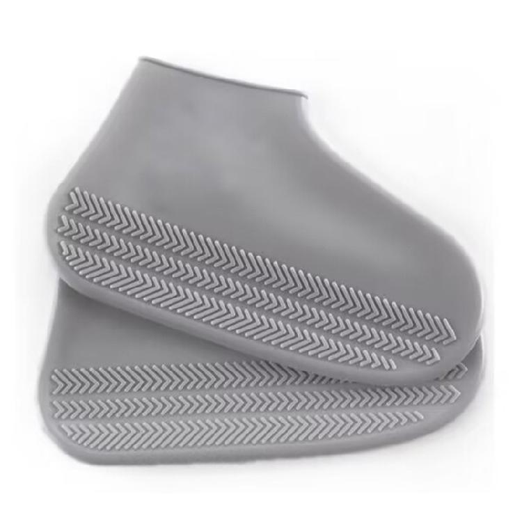 Collapsible Anti Slip Rain Shoe Covers Reusable Silicone Design Full Coverage Shoe Protectors For Hiking Daily Use