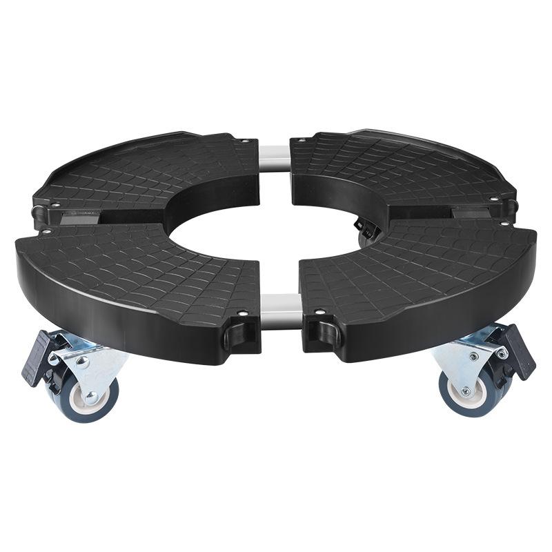 1pc Plant Caddy With Wheels Heavy Duty With 8 Lockable Casters, Rolling Plant Stand Adjustable For 8inch-22inch Outdoor Indoor L