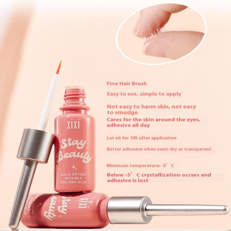 Lepidlo na prodlužování řas Dlouhotrvající Make-up Řasy Neviditelné Lepidlo na umělé řasy Voděodolné Rychleschnoucí Transparentní Lepidlo na řasy