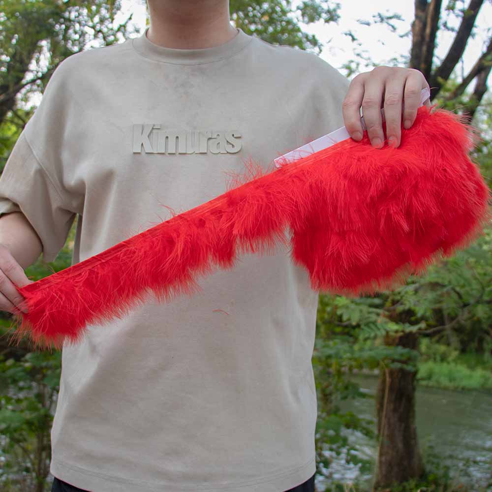1M Weiche Truthahnfedern Besatz Fransen 8-10cm Weiß Marabu Feder für DIY Nähen Kleidung Bänder Hochzeitsfeier Kleid Dekoration