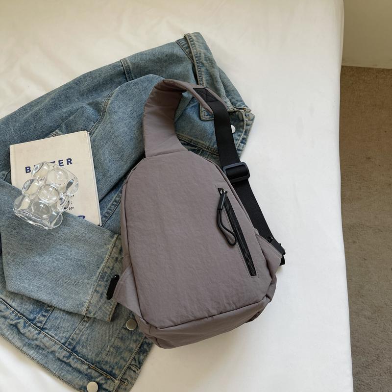 Leichte Umhängetasche mit großer Kapazität Damen-Schultertasche Student Brusttasche