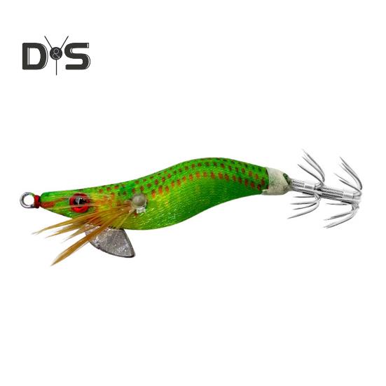 7CM/4.6G Luminous Shrimp Bait with Squid Jig Hook Sinker Realistic Bionic Artificial Lure Saltwater Freshwater Bass Walleye Trout Fishing Accessories