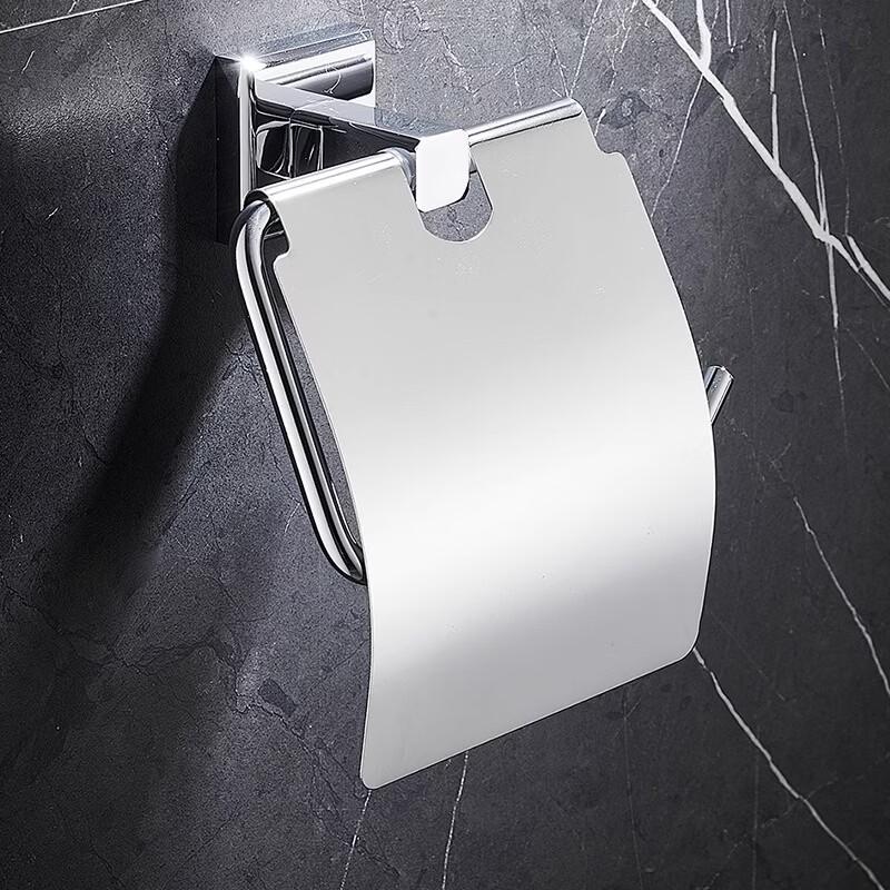 Cmaos Large Suction Cup Wall-Mounted Toilet Paper Holder