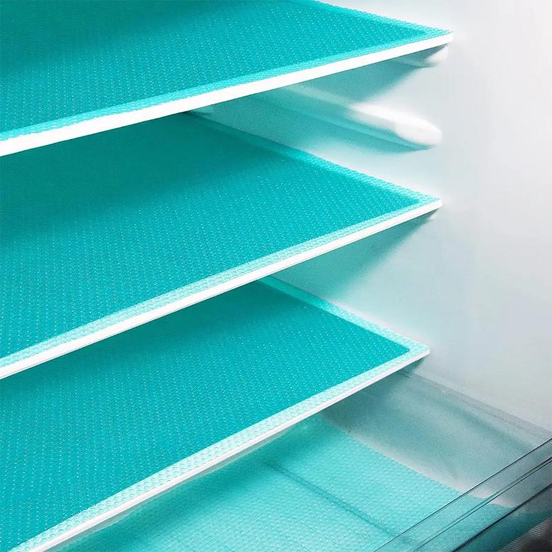 4Pcs 29*45Cm Waterproof Refrigerator Liner Washable Mildew Kitchen Pad Anti-Oil Cabinet Drawer Placemat Heat-Insulat Fridge Mat