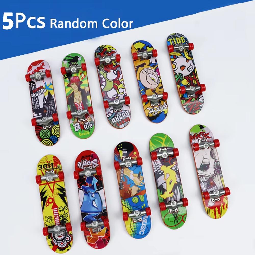 5/3/1Pcs Mini Professional Finger Skateboards Funny Fingertip Fingerboard Anti Stress Sensory Toys For Boys Party Favors Gifts