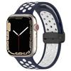 Armband für Apple Watch Band 44mm 40mm 45mm 41mm 38mm 42mm Uhrenarmband Weiches Silikon Sportarmband iWatch Serie 3 5 6 se 7 8 Ultra