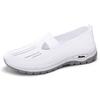 Damen Übergröße Atmungsaktive Sommer Stoffschuhe - Bequeme Leichte Freizeitschuhe für Mittleren Alters und Ältere.