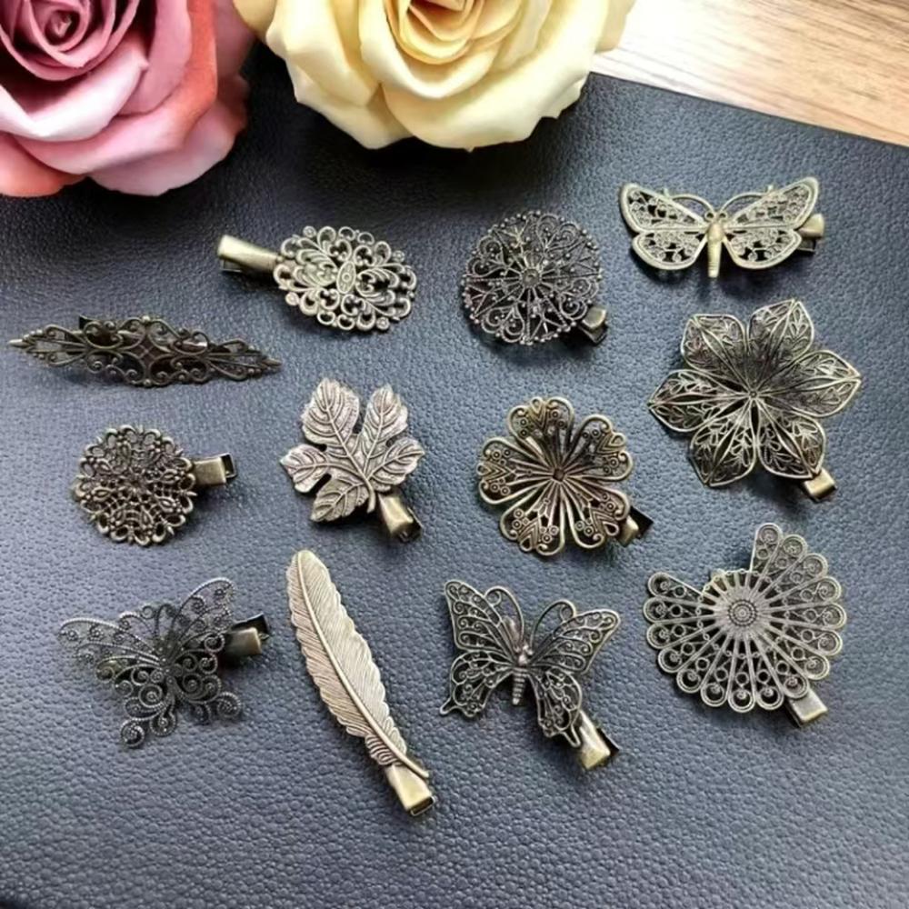 1pc Victorian Style Popular Retro Hair Clip Hair Accessory, Nostalgic Duckbill Hair Clip Suitable For Daily Life