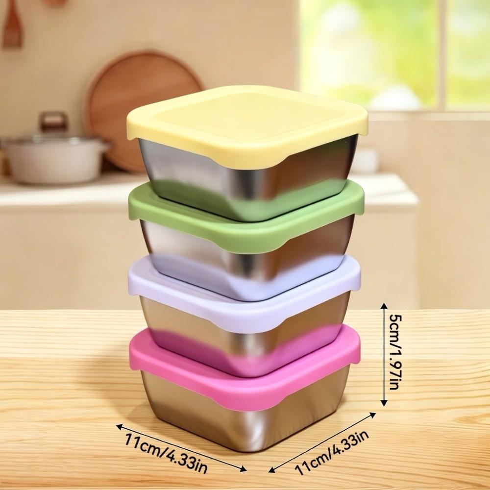 Silicone Lid Food Storage Container Leakproof Meal Prep Container Lunch Box  Healthy Meal Prep