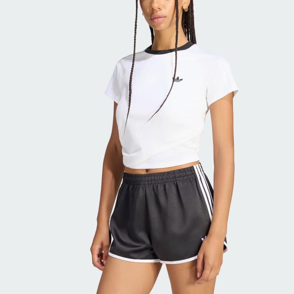 adidas Originals X Jennie T Shirts Unisex White Crew Neck Moderate LD4968