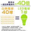 IRIS OHYAMA LED Light Bulb E17 Base 25W Equivalent Natural White Omnidirectional LDA2N-G-E17/W-2T5 Energy Saving
