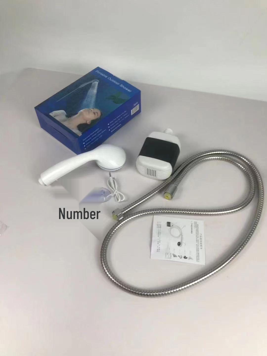 

Портативная электрическая душевая лейка с USB-подзарядкой для использования на открытом воздухе и в общежитии