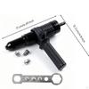 Rivet Drill Attachment Aluminum Alloy Nut Adapter Easy To Install Cordless Riveter for