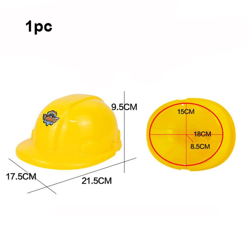 

Пластиковая Игровая Будка Рабочая Каска Желтая Инженерная Каска Принадлежности Декор для Детской Вечеринки по Случаю Дня Рождения