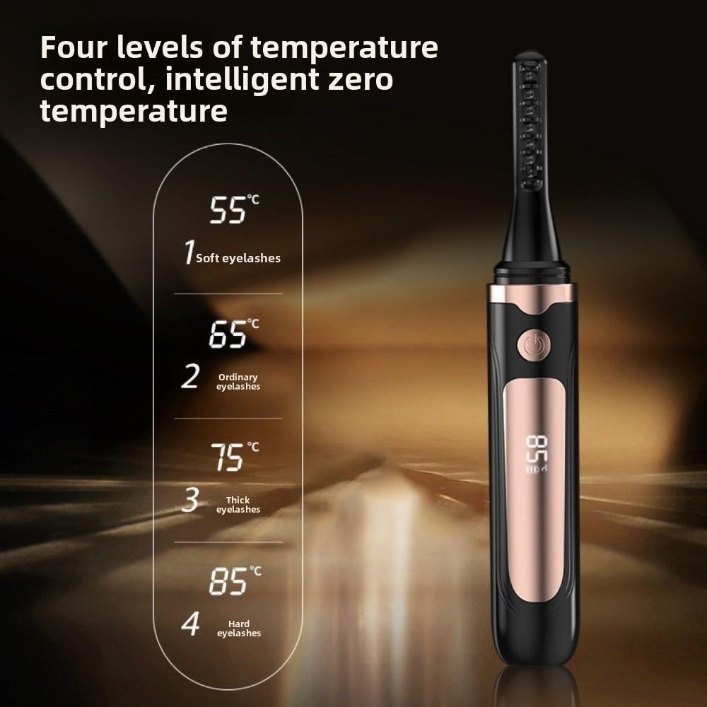 Anti-scald Heated Eyelash Curler Rechargeable Eyelash Curling Device  for Women Girls