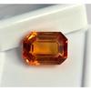 Natural Padparadscha Sapphire Emerald Cut 8-10 Ct Stunning Certified Gemstone