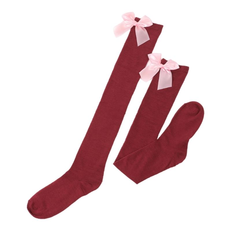 Cute Bow Boot Sock Leg Warmer High Sock for Daily Wear Cosplay Thigh High Sock Over the Knee High Boot Stocking Leg Warm