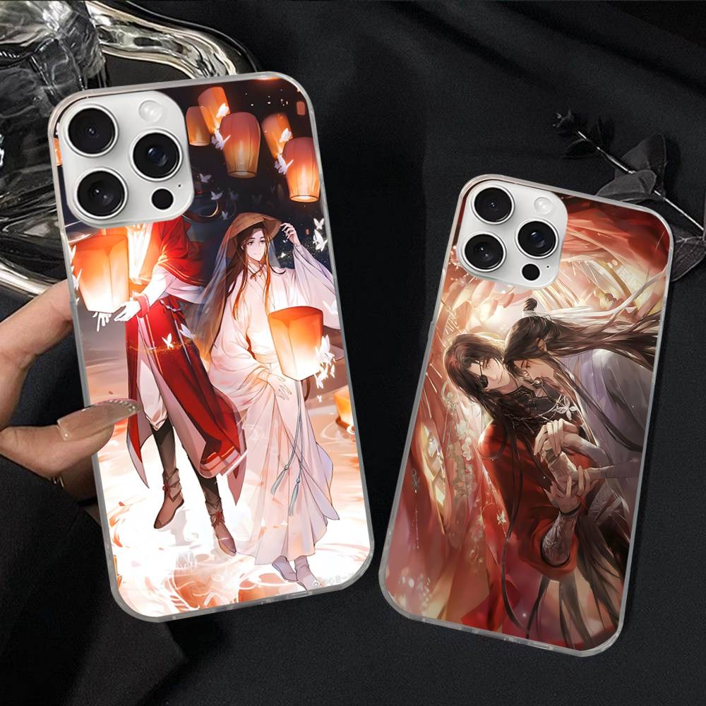 Heaven Officials Blessing Phone Case For IPhone 11 12 13 14 15 16 17 Plus Pro Max Satin Laser Glossy Cover