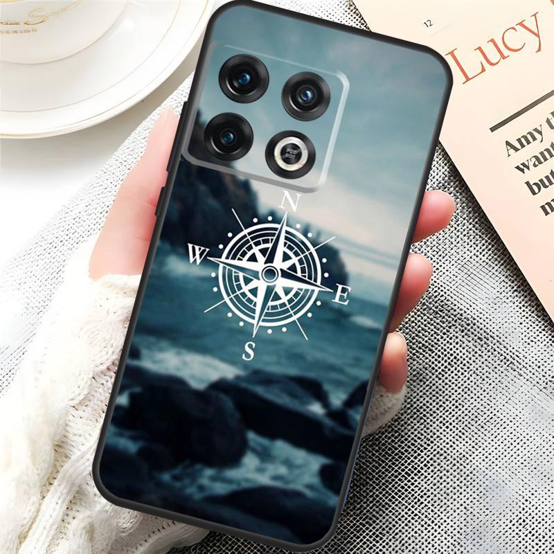 World Map Compass Nautical Cover For OnePlus 13 15 13R 13T 12 12R 10T 11 10 Pro OnePlus Nord 5 CE 3 4 Lite N20 N30 Case