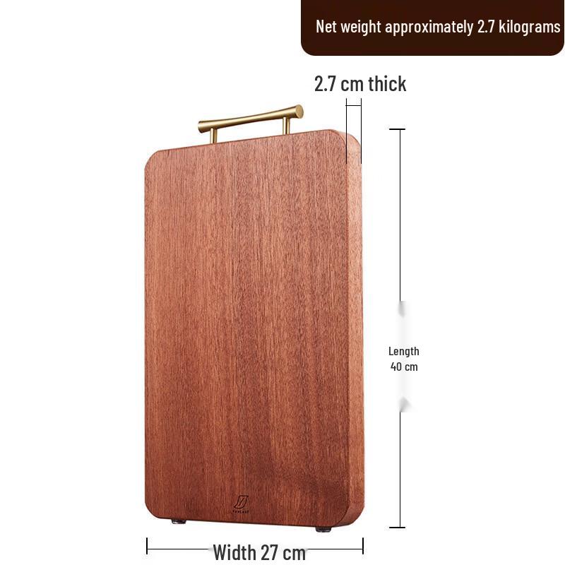 Dedelai Ebony Wood Double-Sided Anti-mold Antibacterial Chopping Board