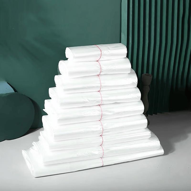 SPSR White Plastic Vest Shopping Bags