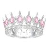 New Bridal Crown Headpiece - Exquisite High-end Wedding Birthday Party  and Cake Decoration - Bridal Hair Accessory - Round Crown Tiara
