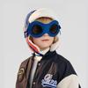 Children's cap winter Boys Girls outdoor velvet warm ear protection Bomber Hat goggles integrated pullover flight cap