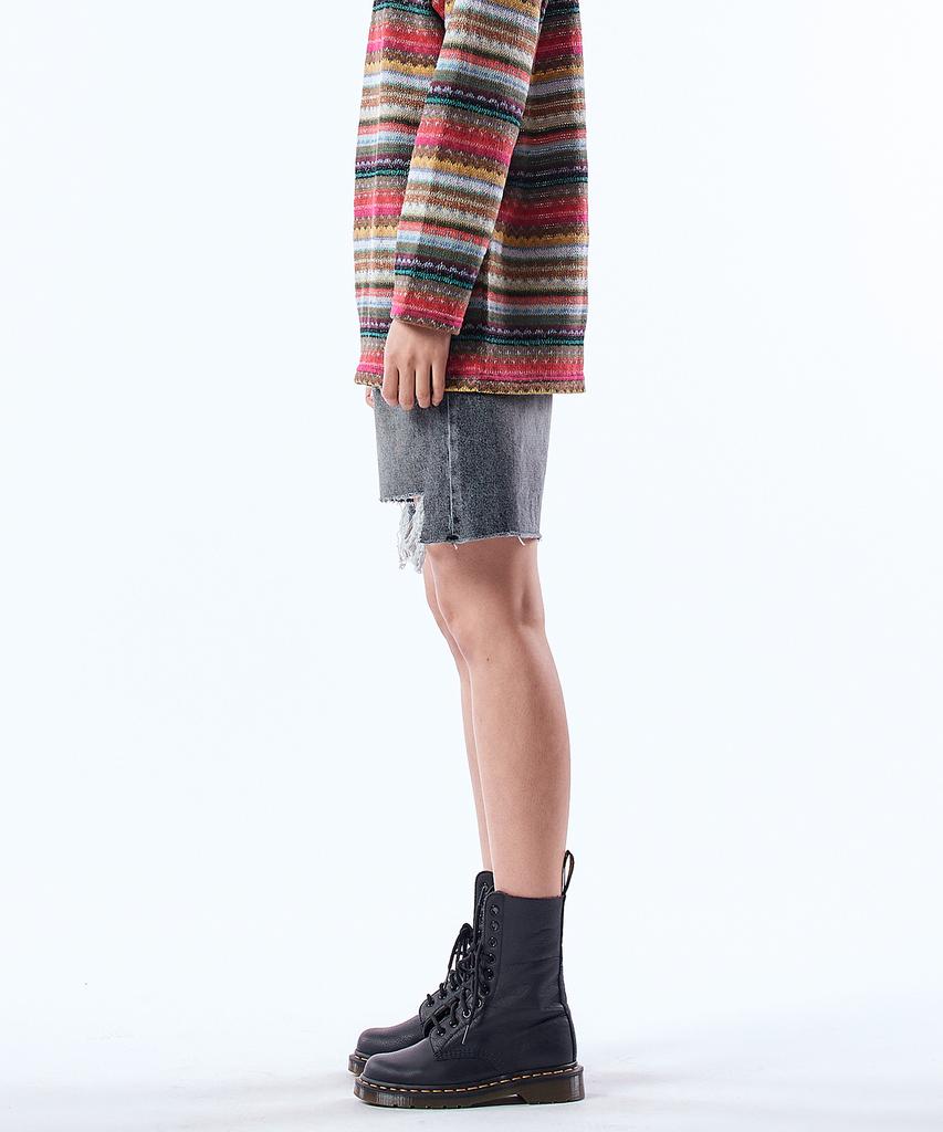 Pillogeulaem Retro Low-Rise Wide Shorts (Black)