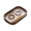 Hemu Haitang-Acrylic bamboo tea tray, fruit pastry handle, minimalist, home, hotel, kitchen, creative, flower