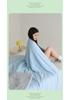 Cool Silk Pure Color Summer Quilt - Lightweight, Machine Washable, Thin Blanket for Air Conditioning