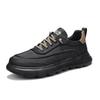 Męskie Sneakersy na Platformie Jesień Nowe Buty Wulkanizowane Męskie Casualowe Wsuwane Buty do Biegania Oddychające Miękkie Podeszwy Gruba Podeszwa But Sportowy