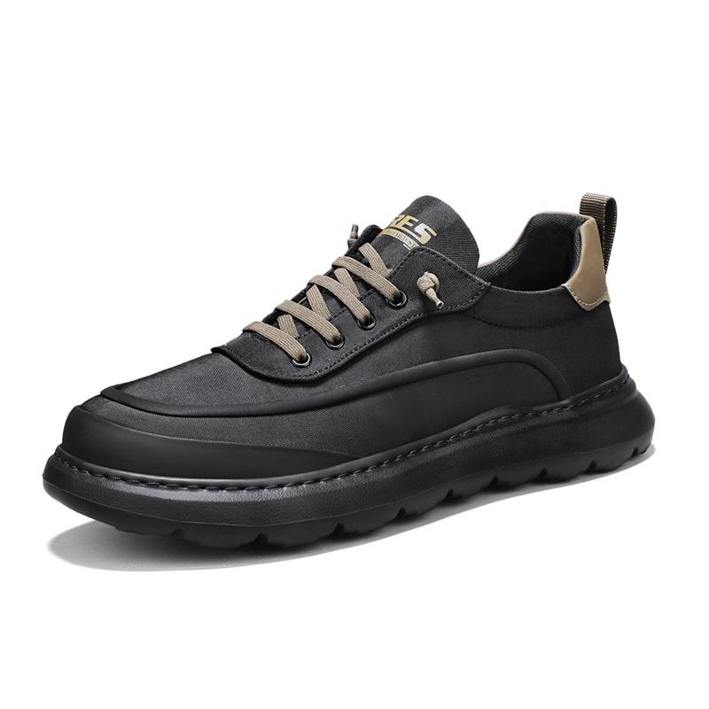 Męskie Sneakersy na Platformie Jesień Nowe Buty Wulkanizowane Męskie Casualowe Wsuwane Buty do Biegania Oddychające Miękkie Podeszwy Gruba Podeszwa But Sportowy
