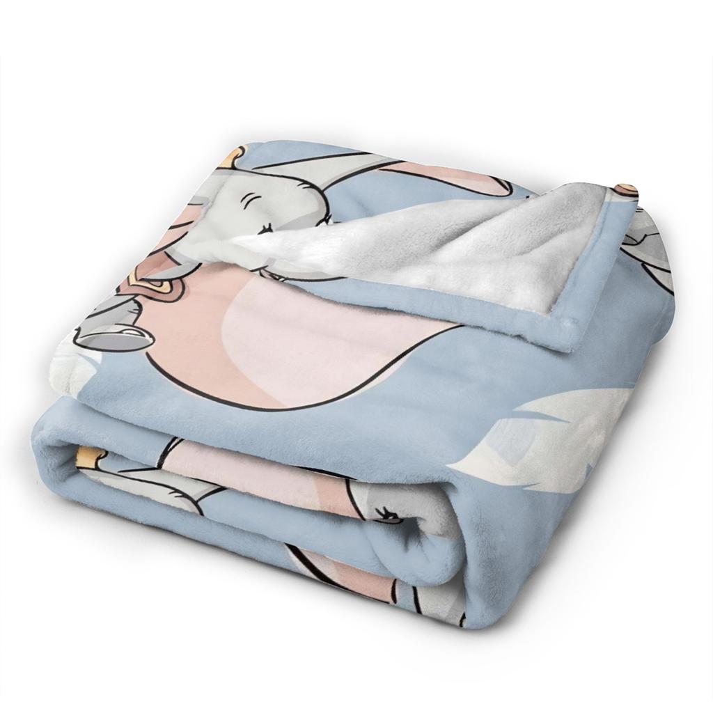 D-Dumbos Plush Blanket Child Flannel Throw Blanket For Couch Bed Super Soft Design Quality Bedspread Gift