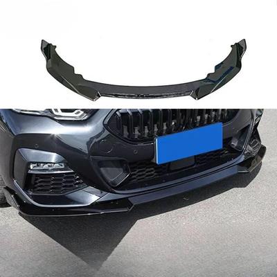 Gloss Black Front Lip Spoiler for BMW 2 Series F44 - Carbon Fiber Blade Style