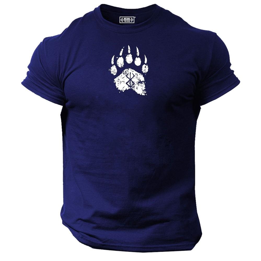 Maglietta Zampa d'Orso Abbigliamento Palestra Bodybuilding Allenamento Workout Esercizio Boxe Top