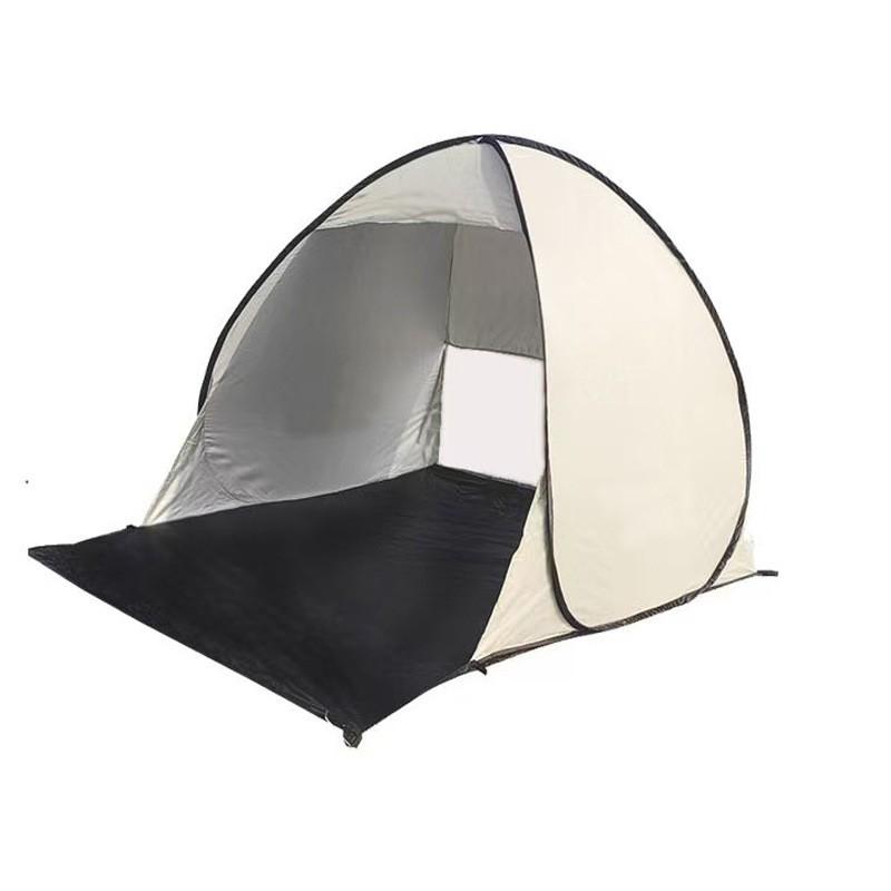 Quick-Open Pop-Up Tent Outdoor Camping Sunshade Rain Shelter 2-3 Person Portable Foldable Canopy
