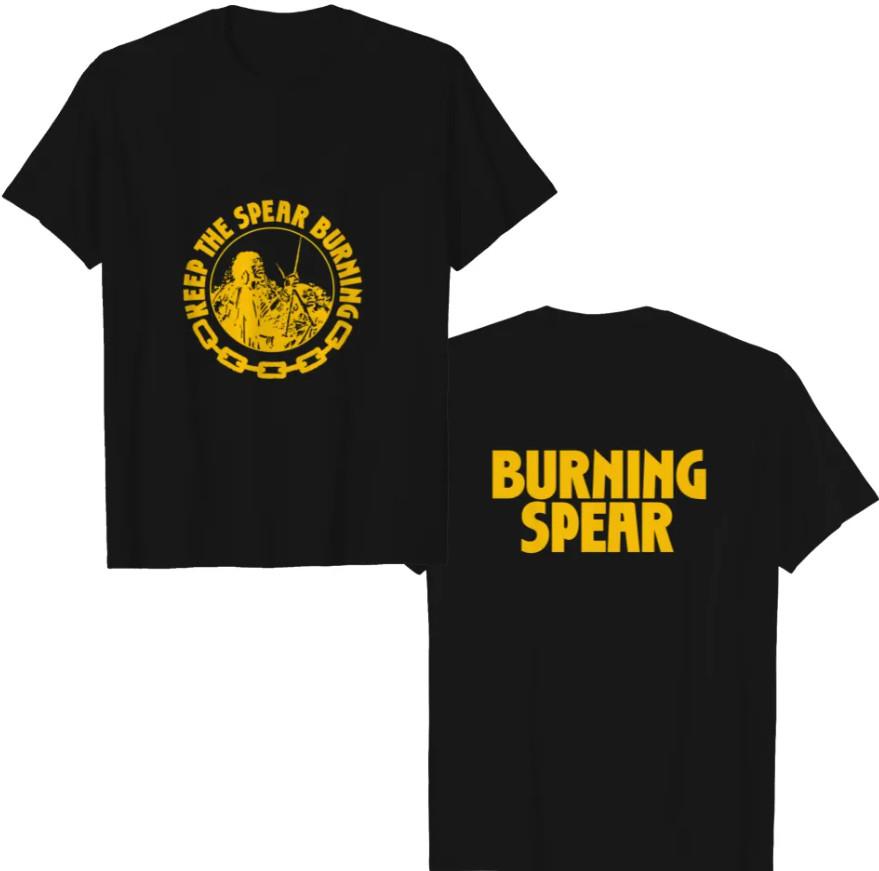 Vintage Burning Spear Keep The Spear Burning T-Shirt Heavywdshirt XXXXL